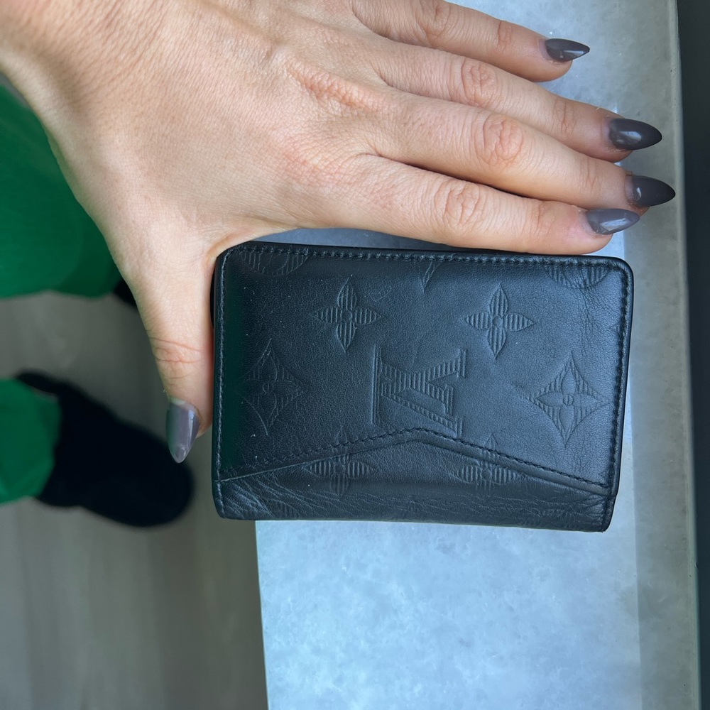 Louis Vuitton pocket organizer black leather - Picture 3 of 7